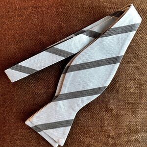 Southern Proper Blue stripped Bow tie